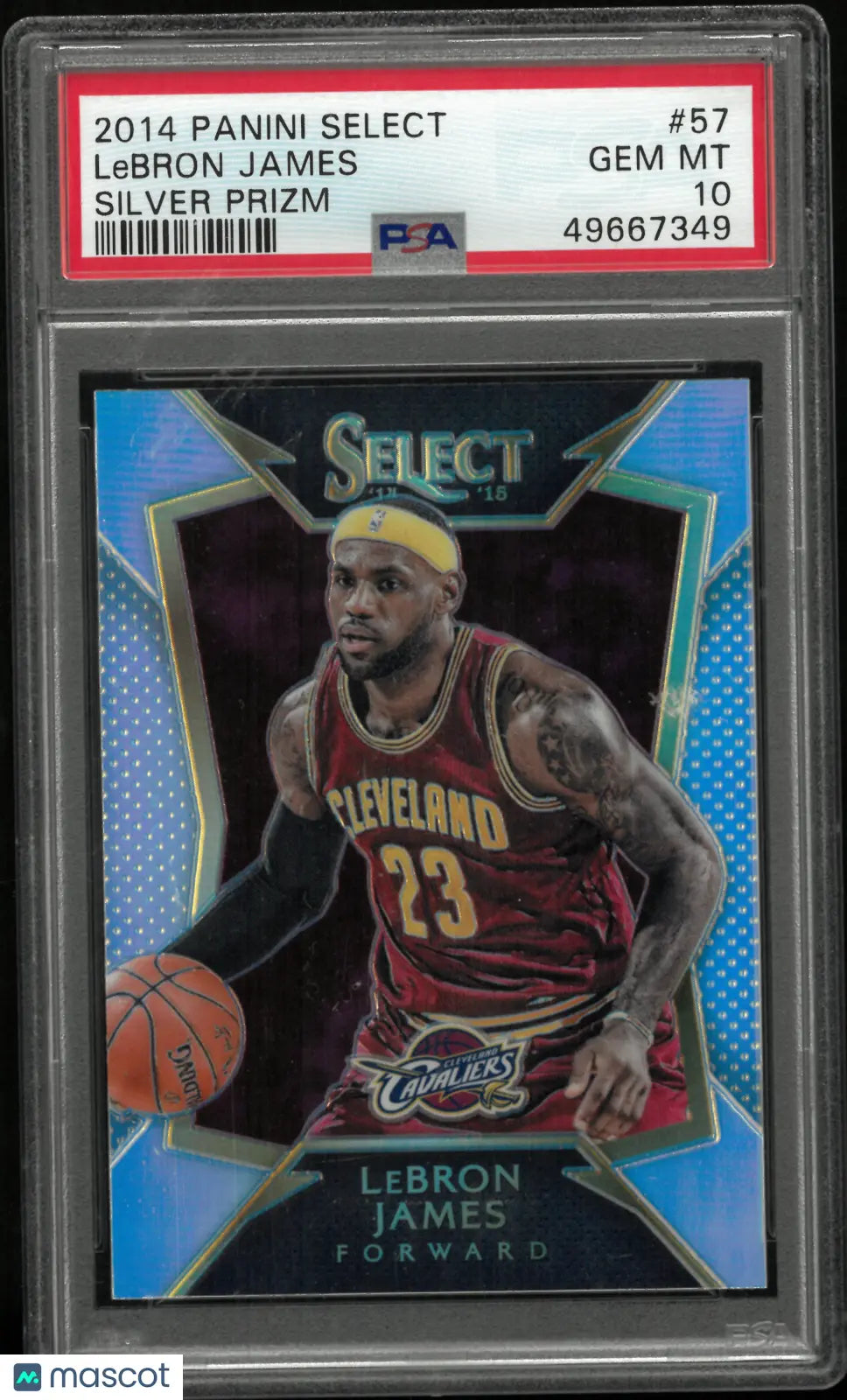 2014 Panini Select LeBron James Silver Prizm PSA 10 
