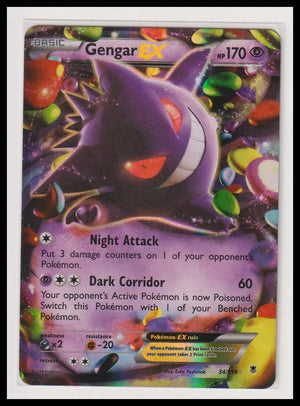 2014 Pokemon Phantom Forces Gengar EX 34/119 LP 