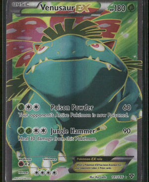2014 Pokemon XY Base Set Ultra Rare Full Art Venusaur EX 141/146 