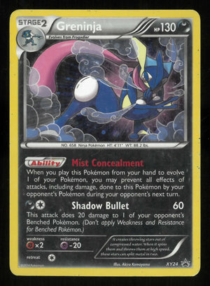 2014 Pokemon XY Promos Greninja Cosmos Holo XY24 LP 