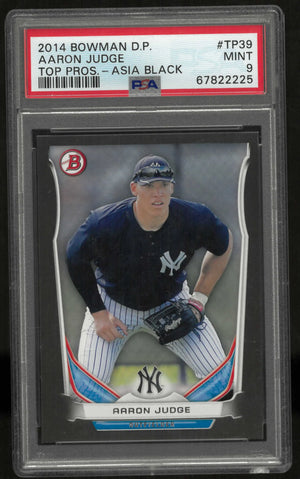 2014 Topps Bowman Draft Picks Top Prospects  Aaron Judge Asia Black PSA 9 