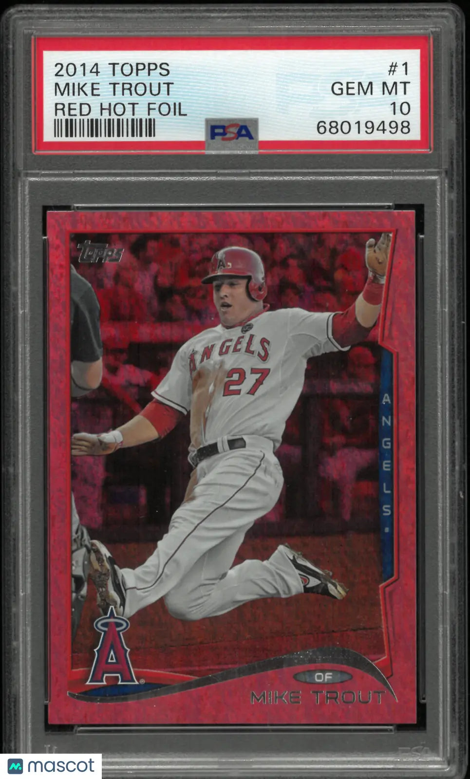 2014 Topps Mike Trout #1 Red Hot Foil PSA 10 