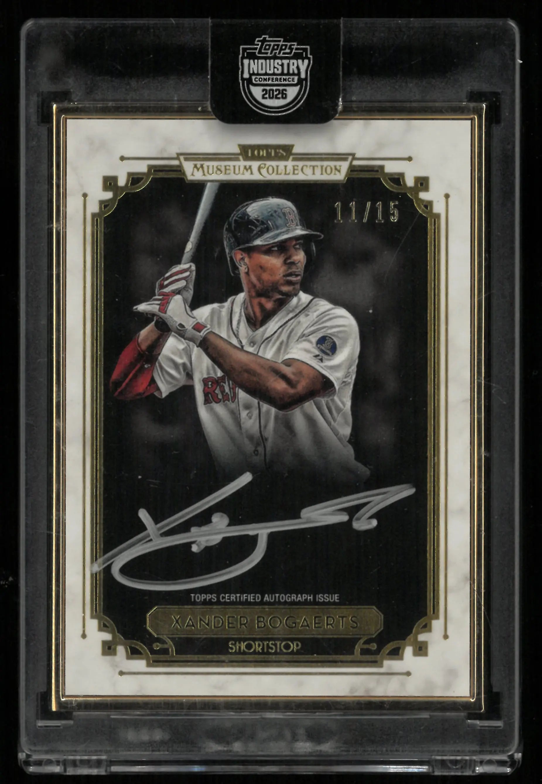 2014 Topps Museum Collection Masterpiece Autograph Xander Bogaerts Auto /15 
