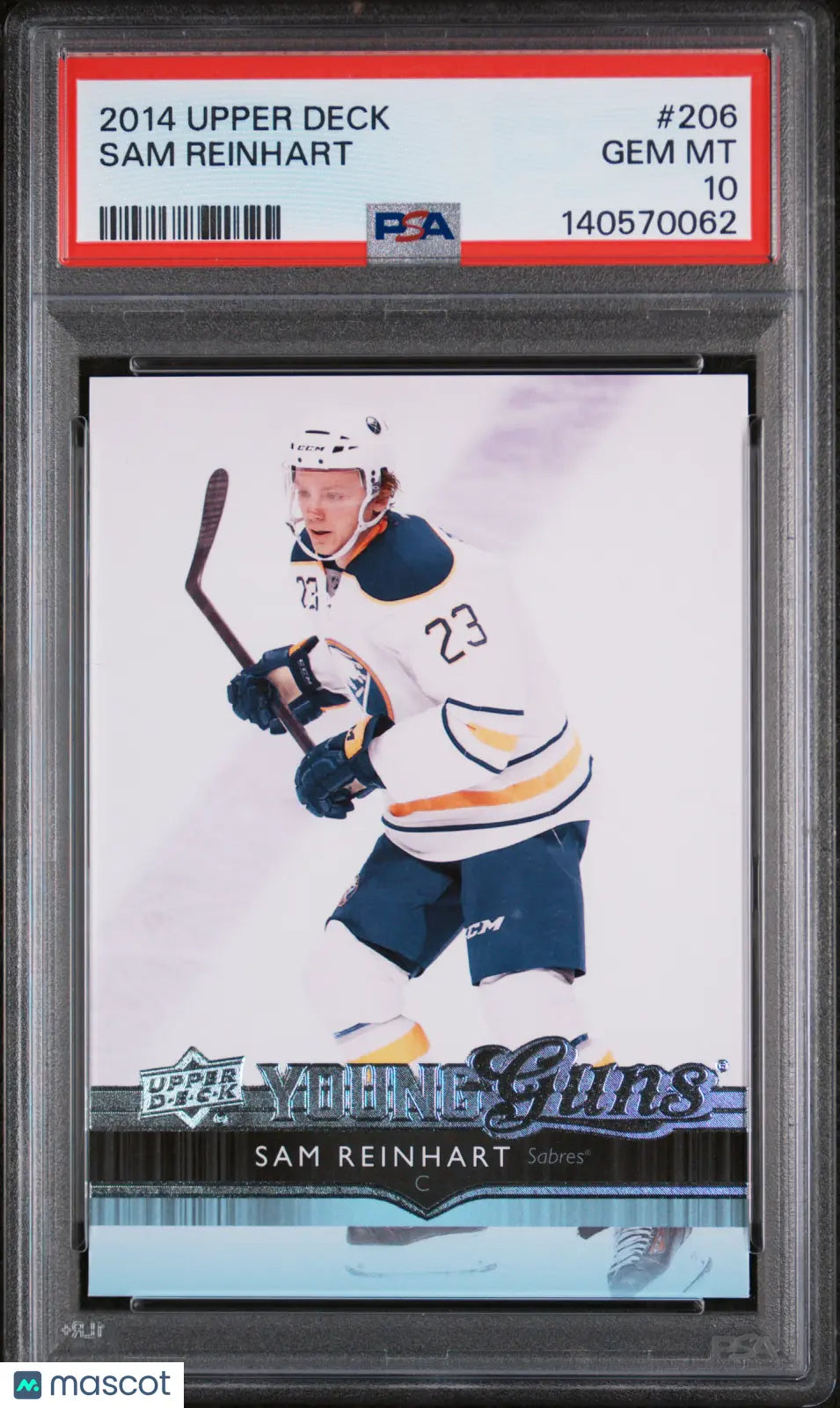 2014 Upper Deck Series 1 Young Guns Rookie Sam Reinhart RC PSA 10 
