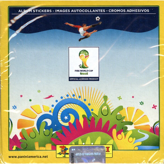 2014 Panini World Cup Soccer Brazil Sticker 50ct Box