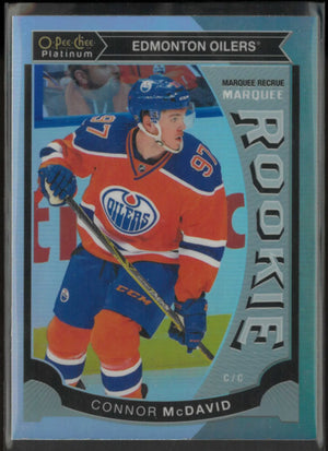 2015-16 O-Pee-Chee Platinum Rookie Connor McDavid Rainbow Purple /25 RC 