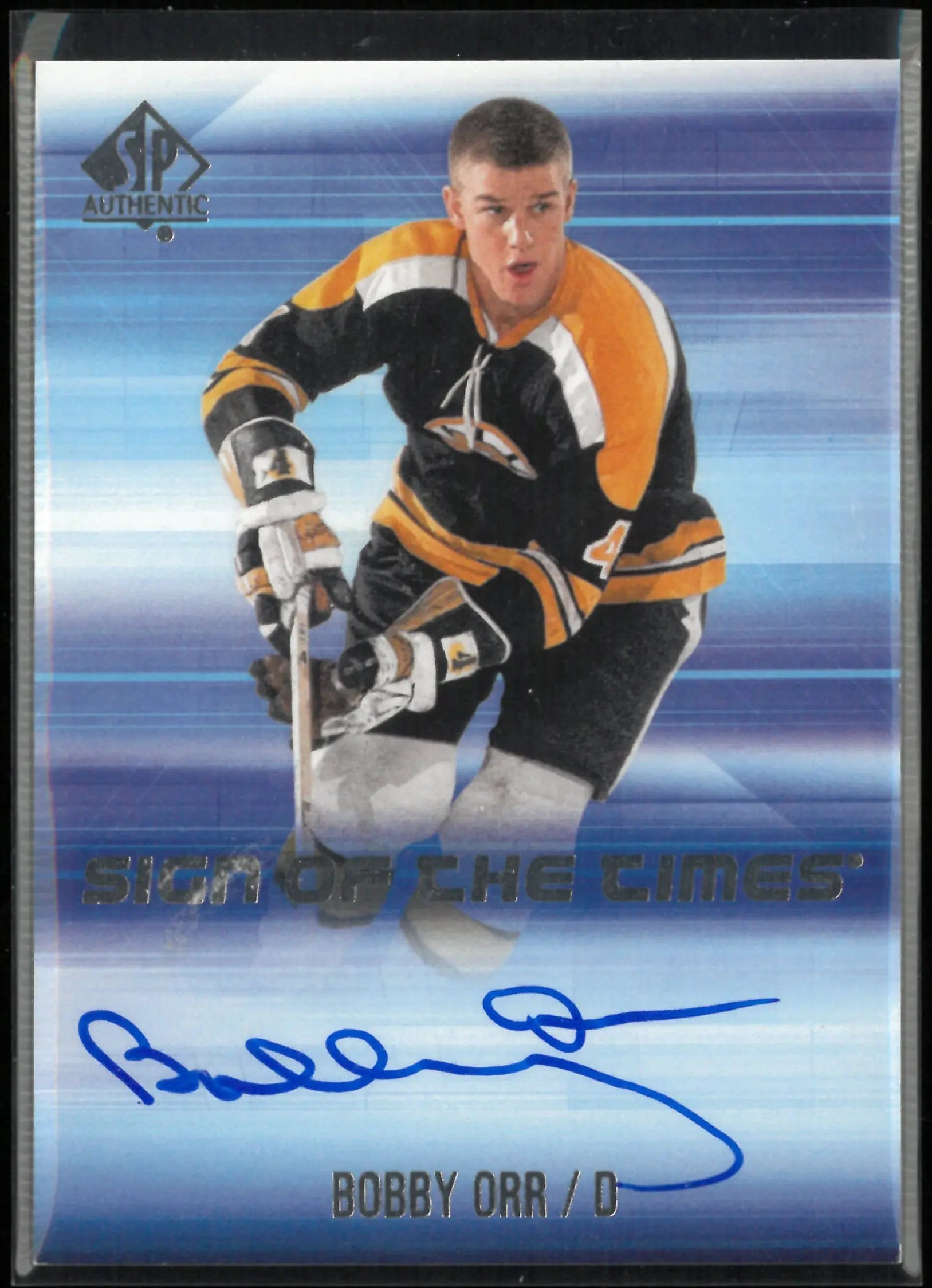 2015-16 Upper Deck SP Authentic Sign Of The Times Autograph Bobby Orr Auto 
