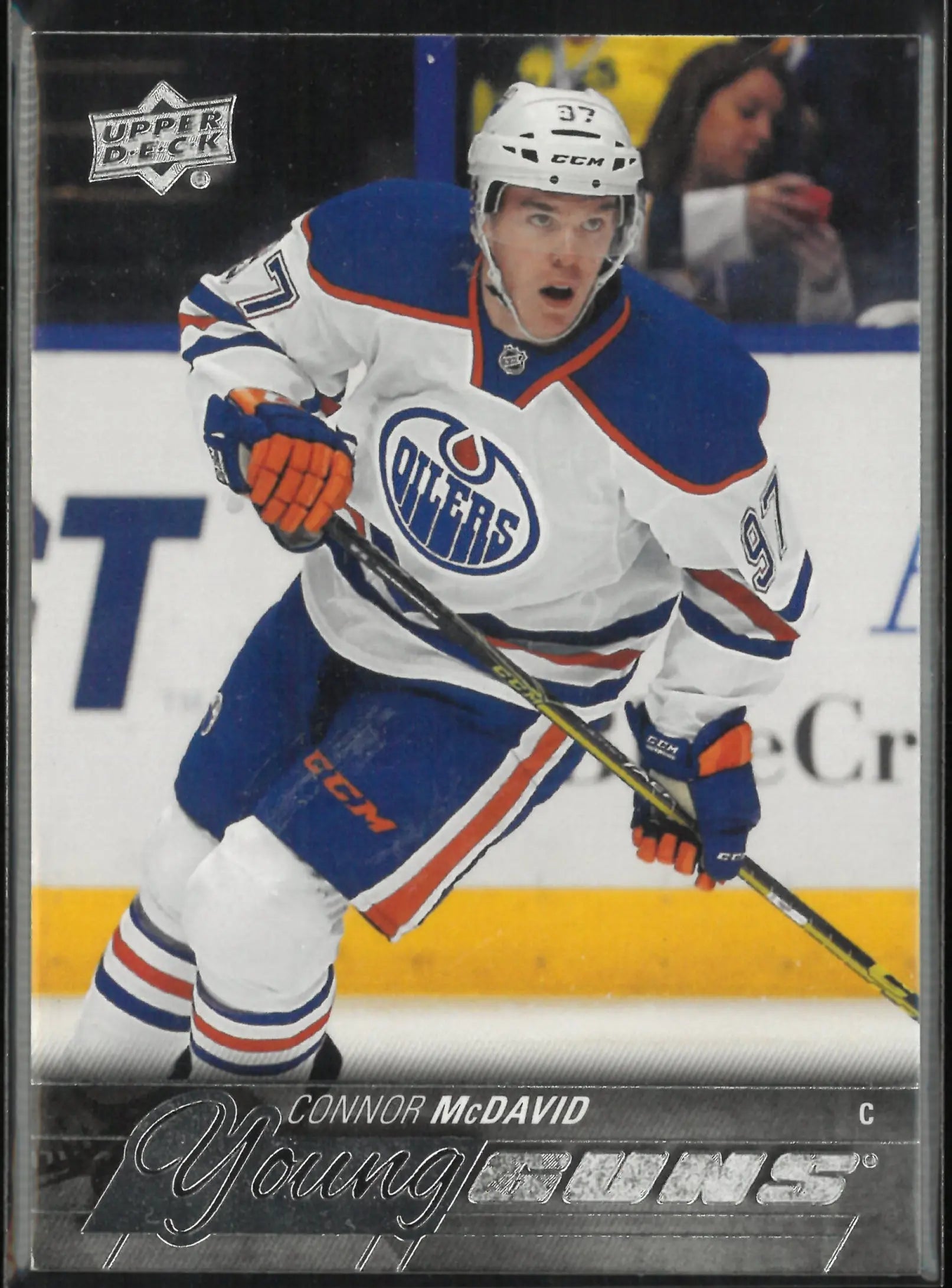 2015-16 Upper Deck Series One Young Guns Rookie Connor McDavid RC 