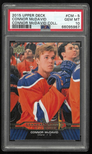 2015-26 Upper Deck Connor Mcdavid Collection #CM-5 Connor McDavid PSA 10 