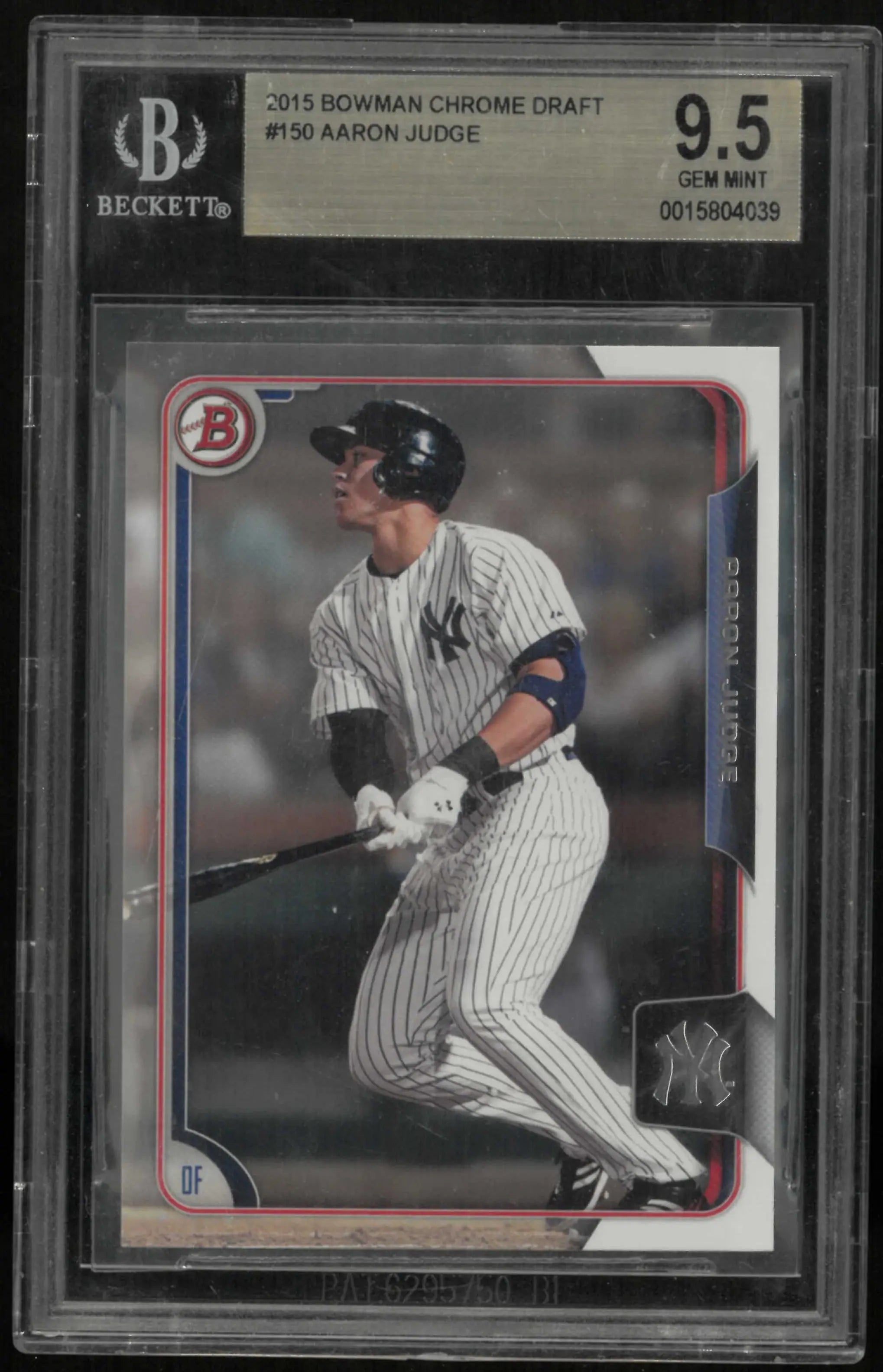 2015 Bowman Draft Aaron Judge BGS 9.5 