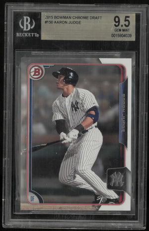2015 Bowman Draft Aaron Judge BGS 9.5 