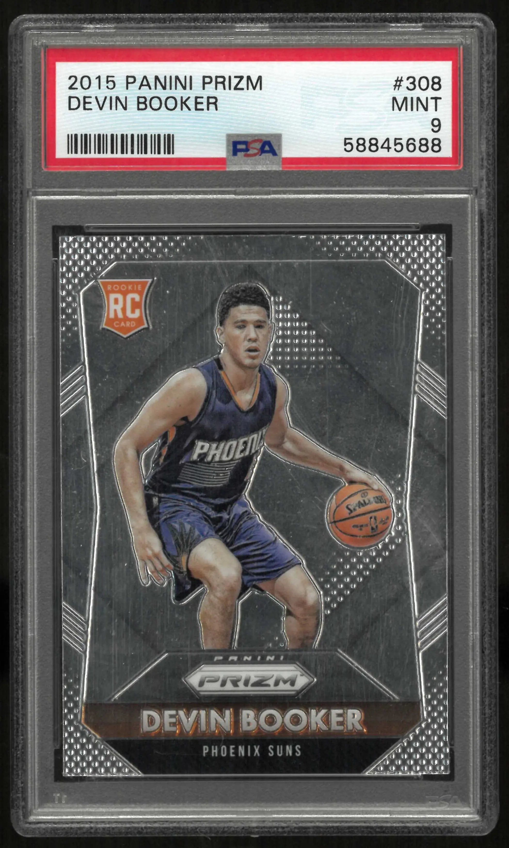 2015 Panini Prizm Rookie Devin Booker RC PSA 9 