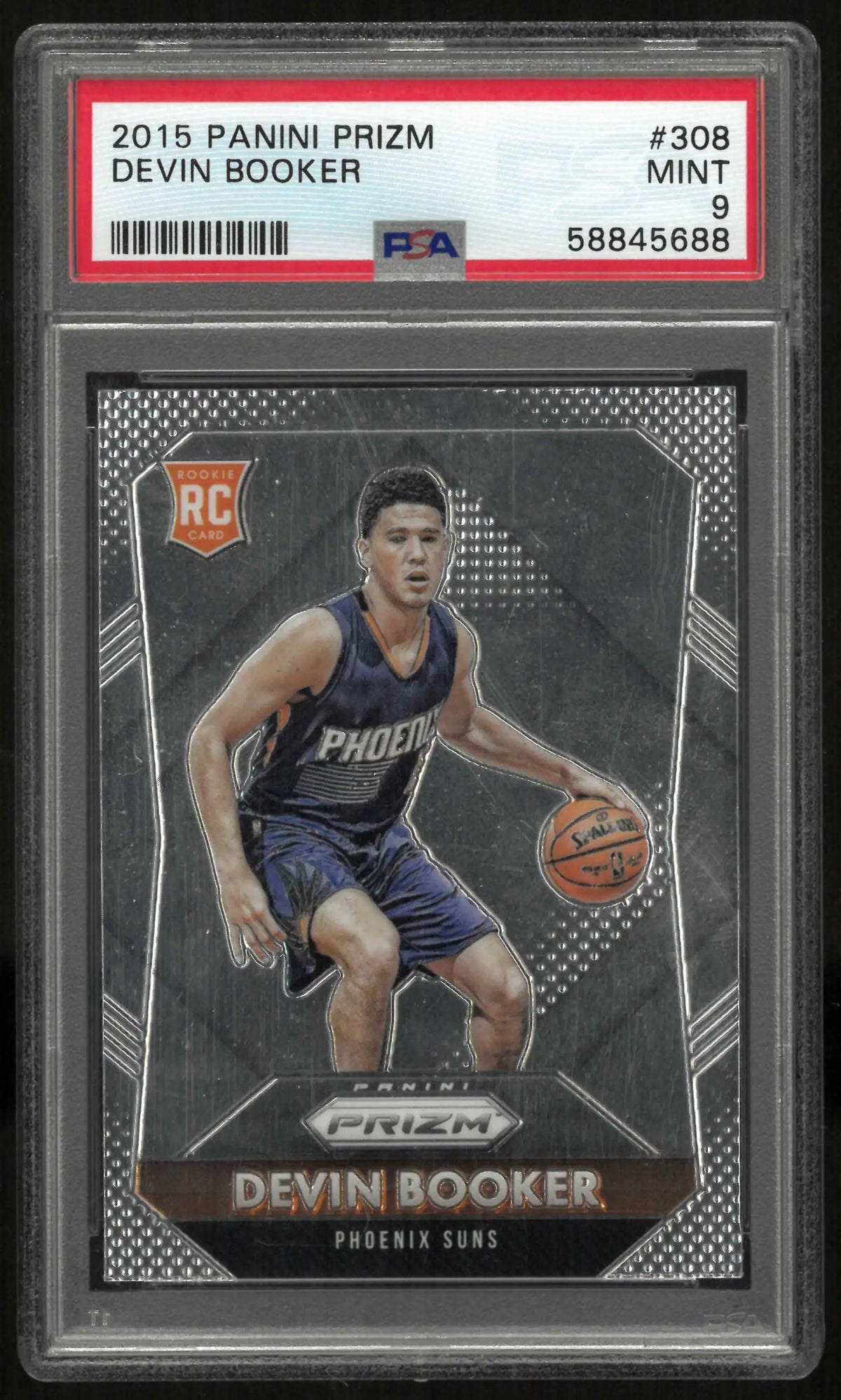 2015 Panini Prizm Rookie Devin Booker RC PSA 9 