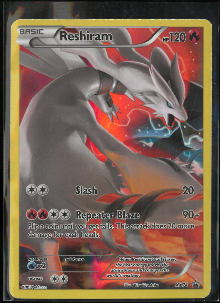 2015 Pokemon Reshiram XY74 Promo 