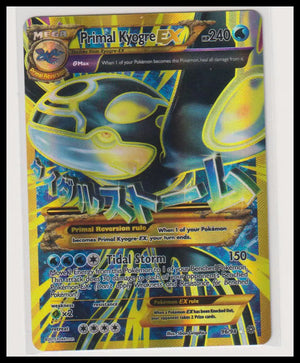2015 Pokemon XY Ancient Origins Primal Kyogre EX Shiny Full Art 96/98 LP 
