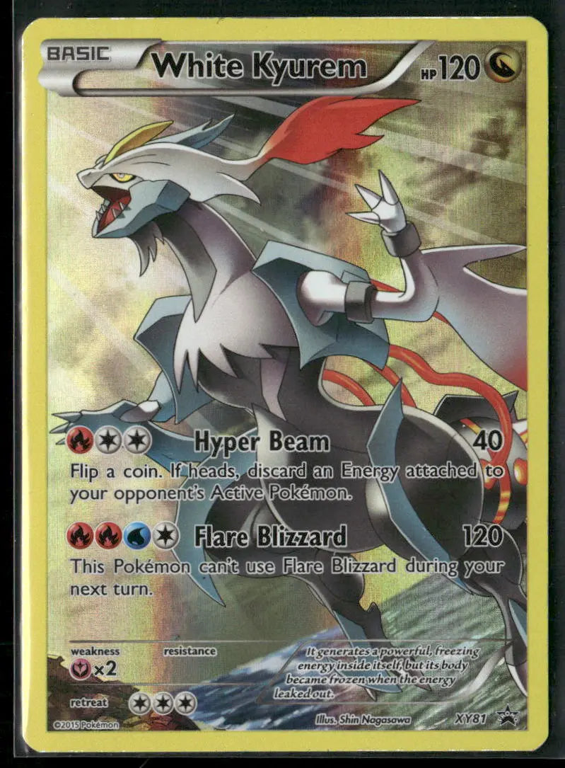 2015 Pokemon XY Promos Full Art White Kyurem XY81 