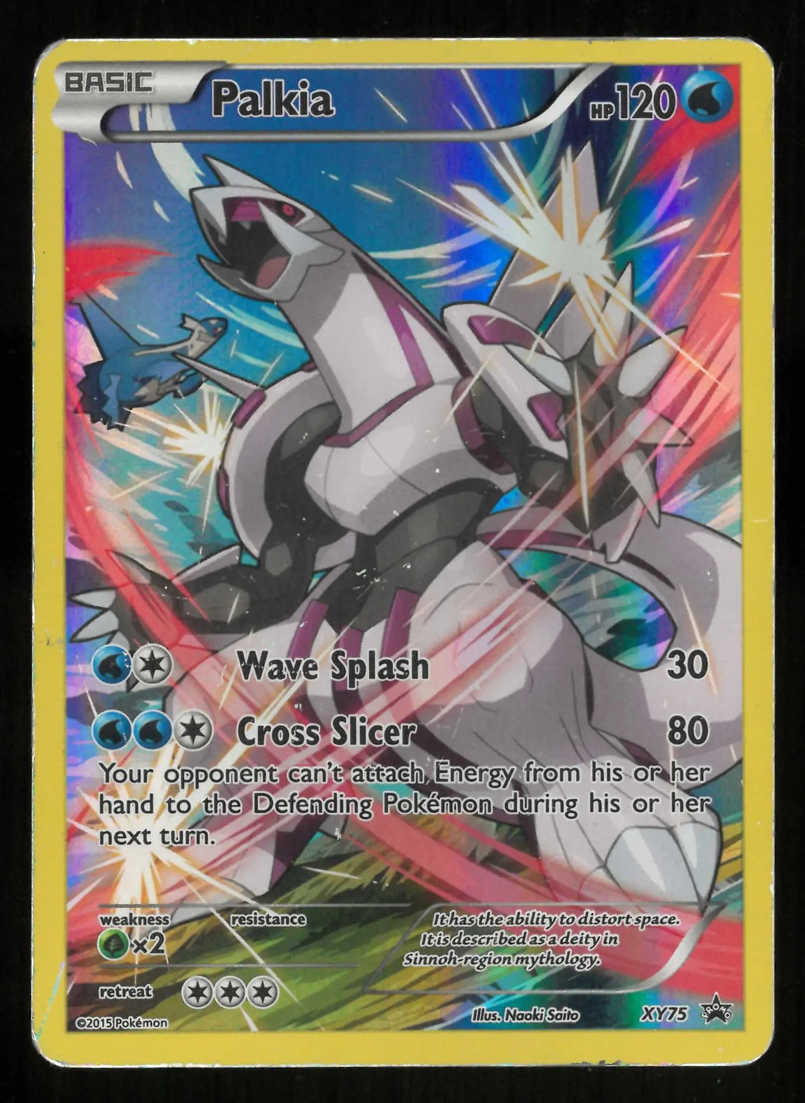 2015 Pokemon XY Promos Palkia Full Art XY75 HP 