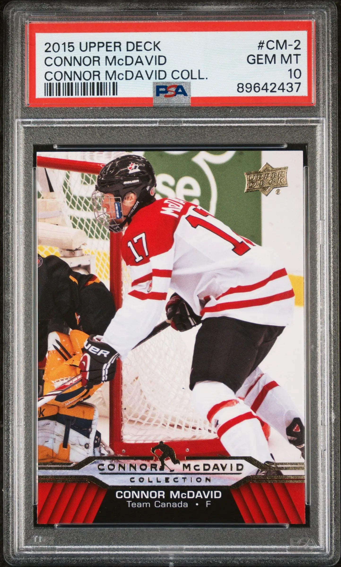 2015 Upper Deck Connor McDavid Collection Connor McDavid PSA 10 