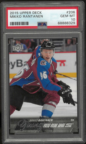 2015 Upper Deck Series One Young Guns Rookie Mikko Rantanen RC PSA 10 