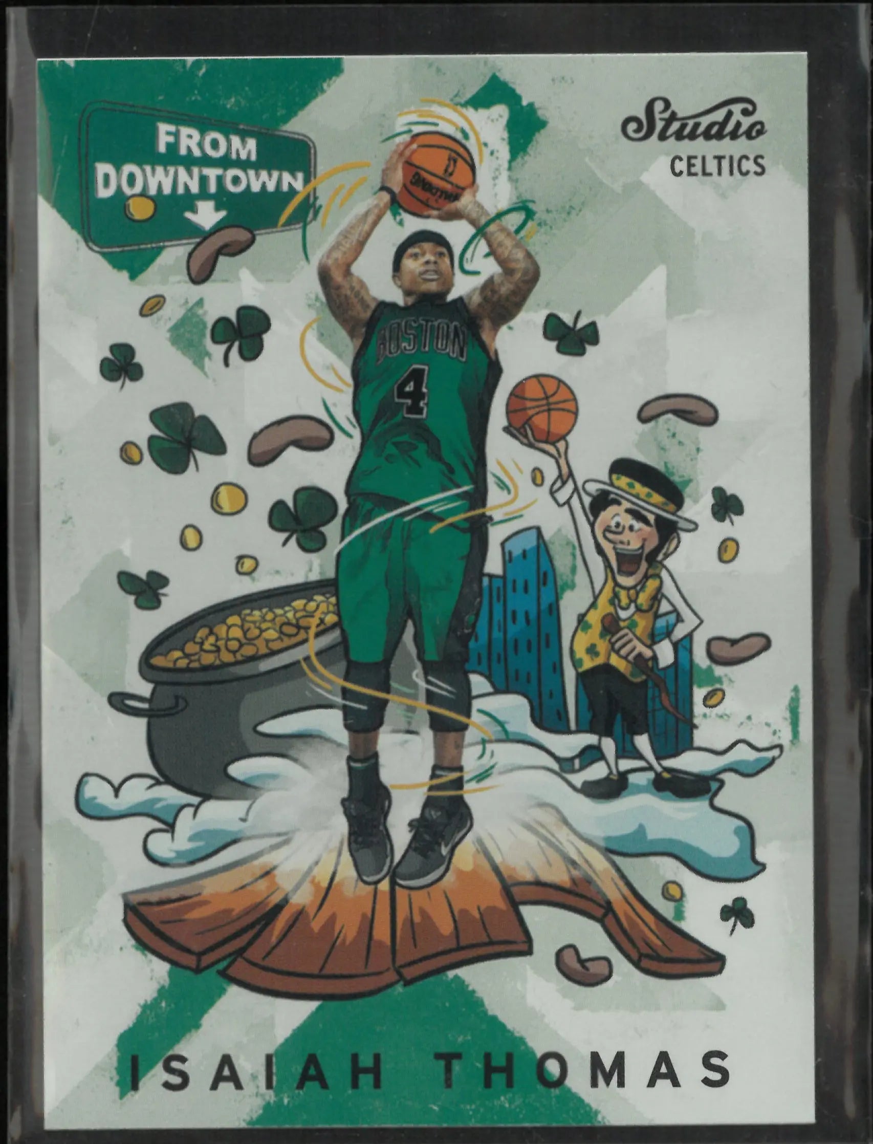 2016-17 Panini Studio From Downtown Isiah Thomas 