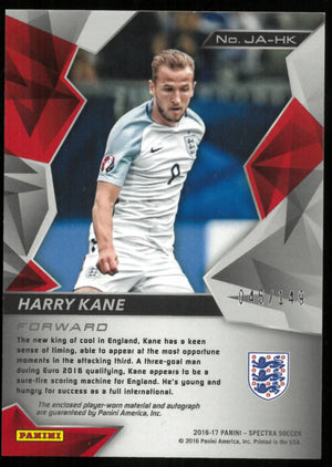 2016-17 Spectra Soccer Harry Kane Silver Patch Auto Autograph /149 