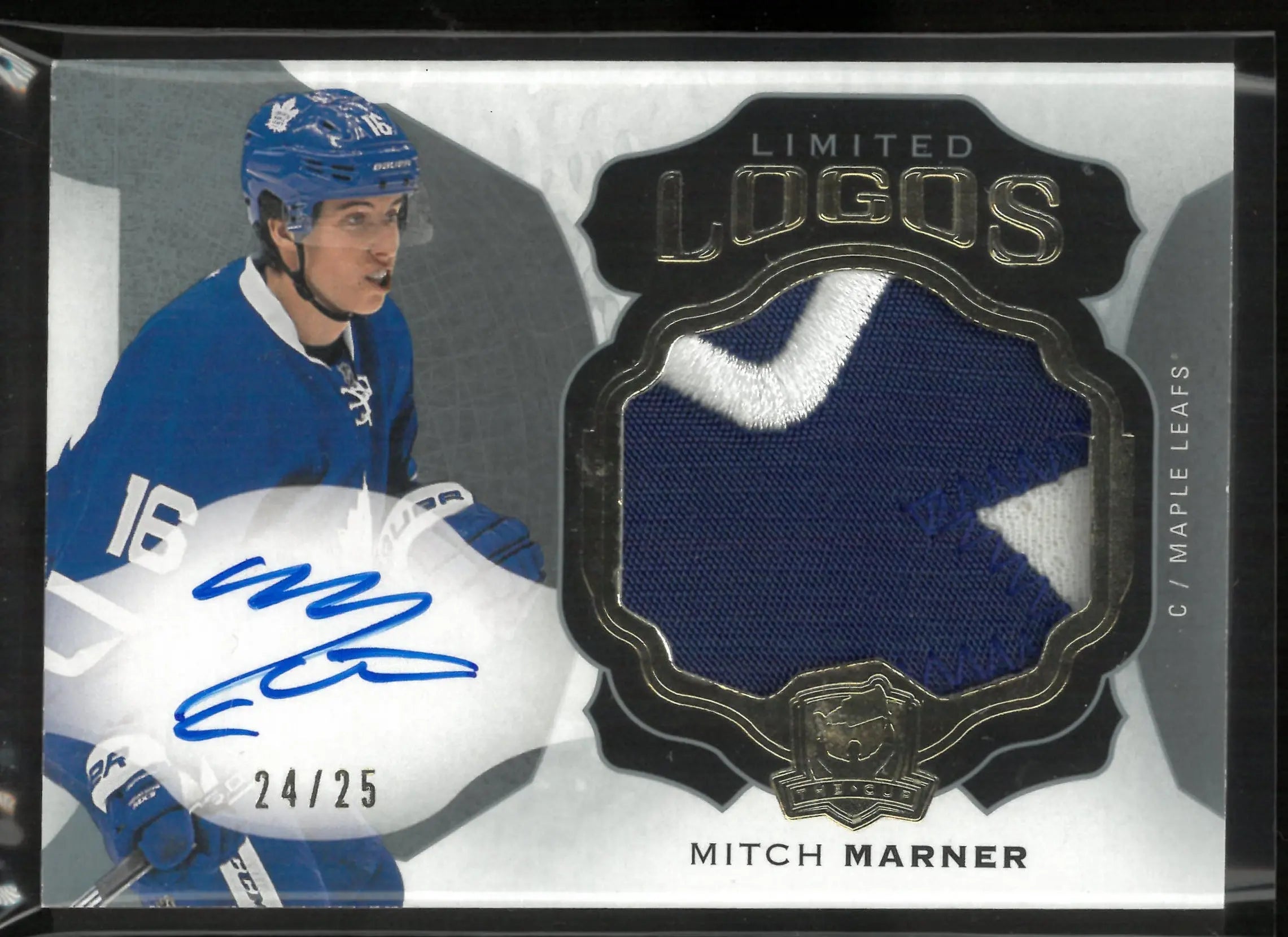 2016-17 UD The Cup Limited Logos RC Patch Autograph Mitch Marner Auto /25 