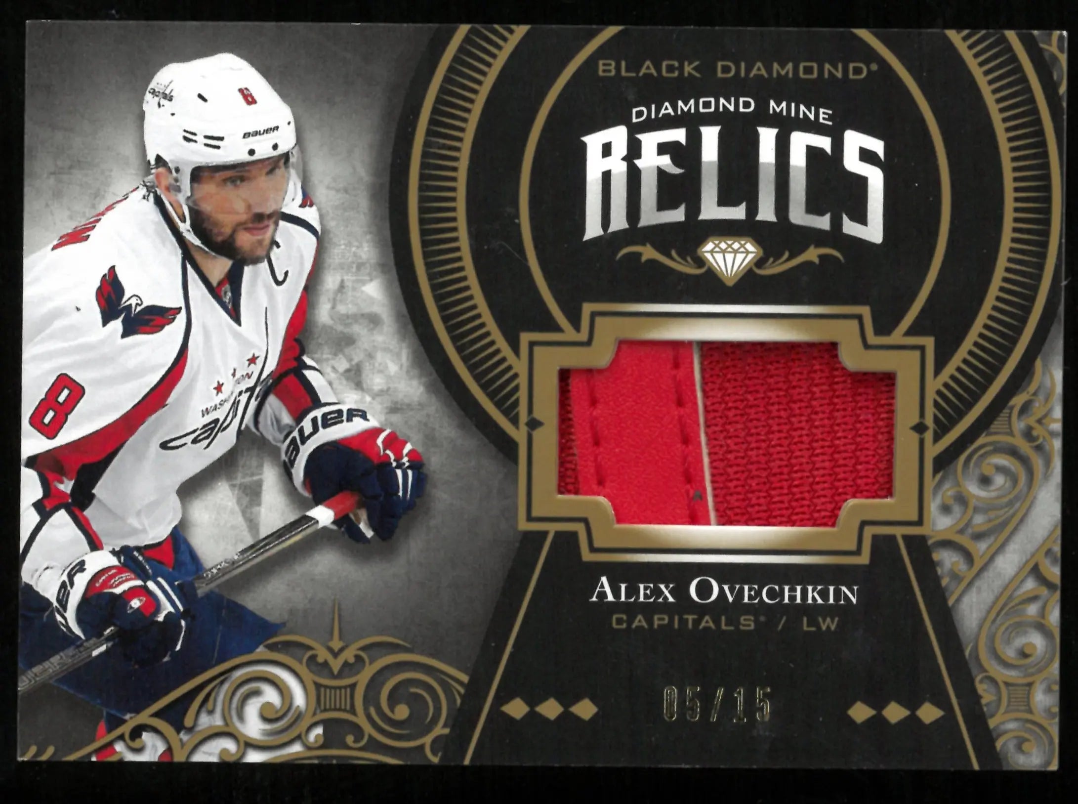 2016-17 Upper Deck Black Diamond Alexander Ovechkin Patch /15 