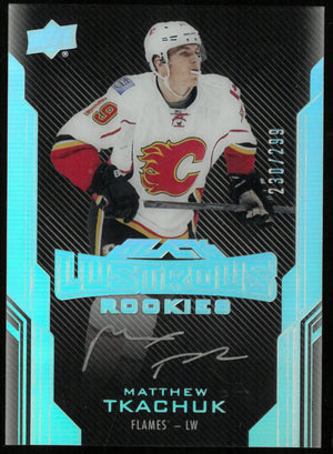 2016-17 Upper Deck Black Hockey Matthew Tkachuk Illustrious Rookie Autos /299 