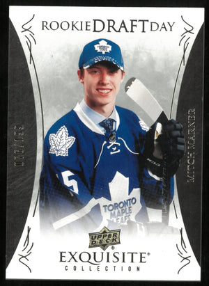 2016-17 Upper Deck Exquisite Collection Mitch Marner Rookie Draft Day /199 