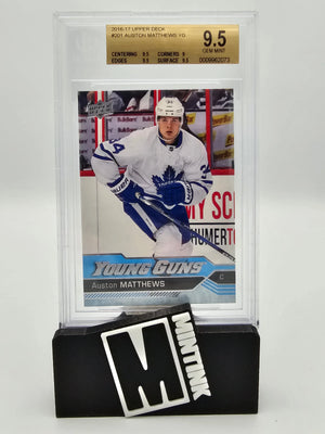 2016-17 Upper Deck Series One BGS 9.5 Auston Matthews Young Guns #201 