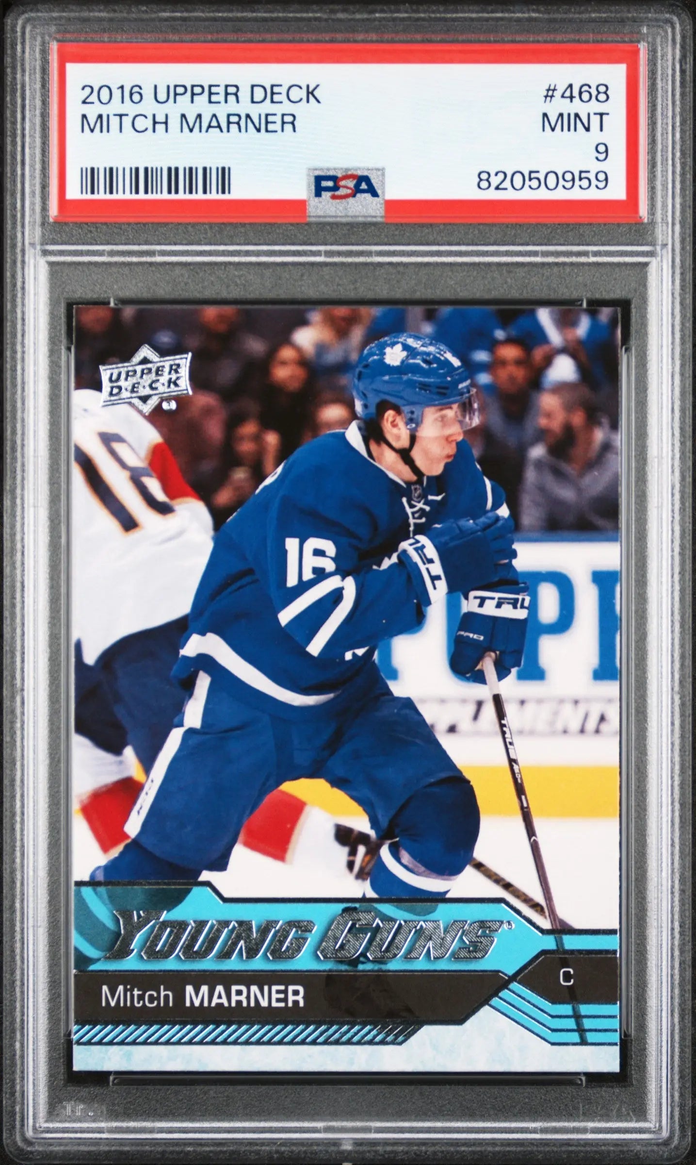 2016-17 Upper Deck Series Two Young Guns Rookie Mitch Marner RC PSA 9 