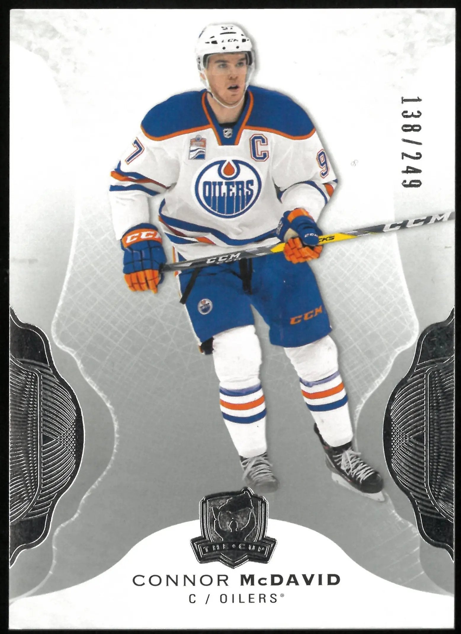 2016-17 Upper Deck The Cup Connor McDavid 2nd Year /249 Oilers 