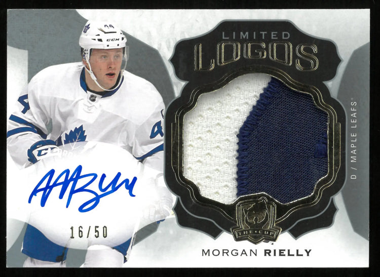 2016-17 Upper Deck The Cup Limited Logos 2 Color Patch Auto Morgan Rielly /50 