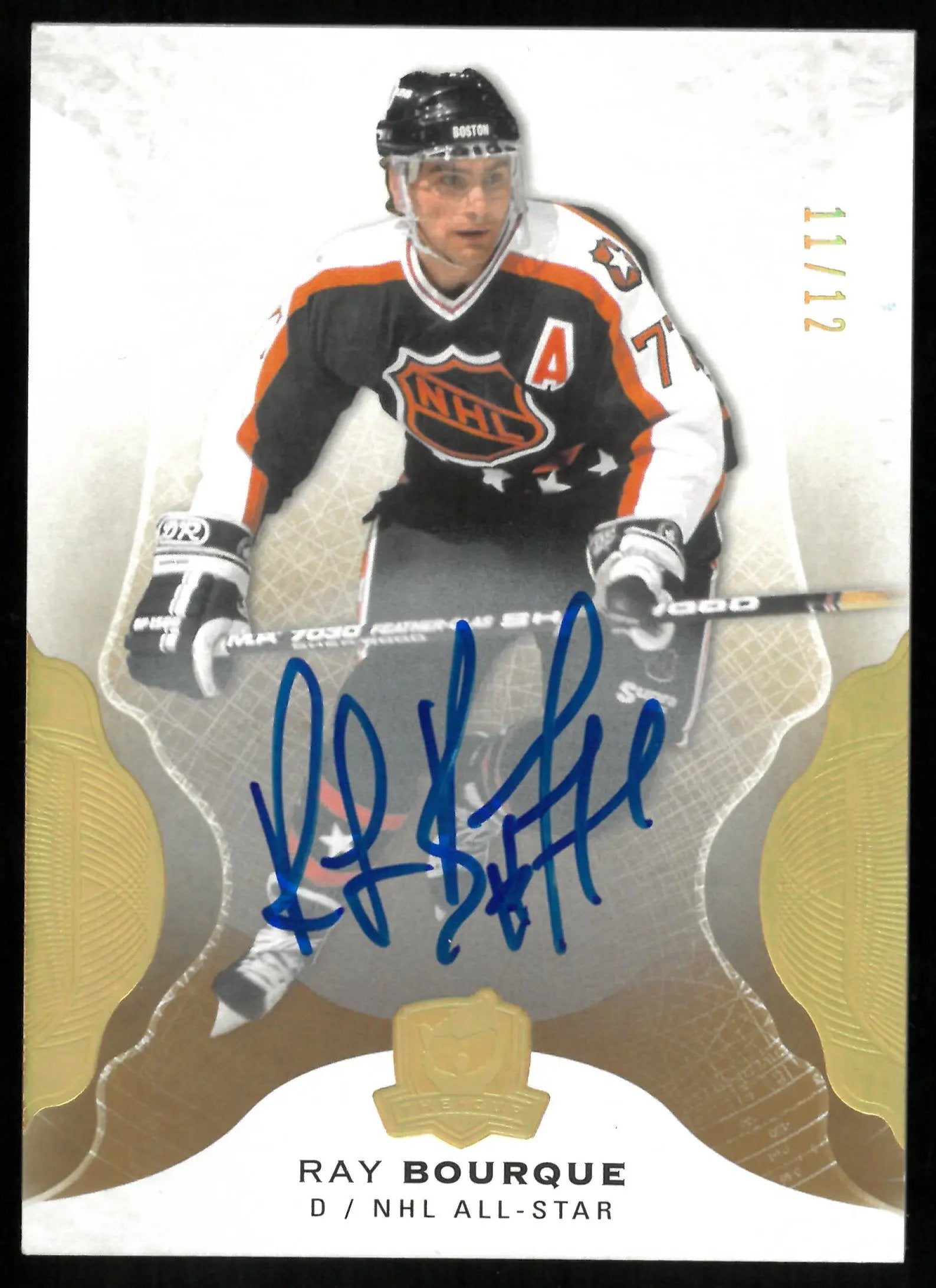 2016-17 Upper Deck The Cup Ray Bourque Gold Foil Auto Autograph /12 