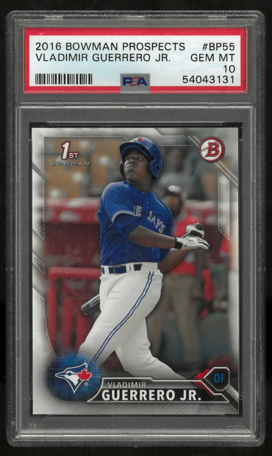 2016 1st Bowman Prospects First Vladimir Guerrero Jr. PSA 10 