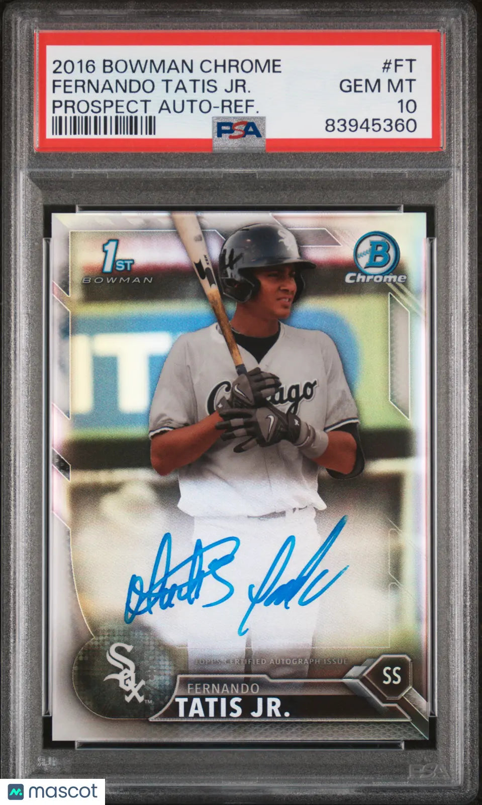 2016 Bowman Chrome Prospects Auto Fernando Tatis JR. Refractor PSA 10 /499 
