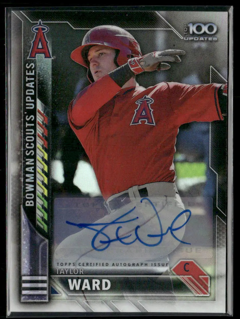 2016 Bowman Chrome Scouts Update Auto Taylor Ward /199 