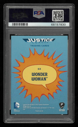2016 DC Comics Justice League Wonder Woman Retro-Foil PSA 10 