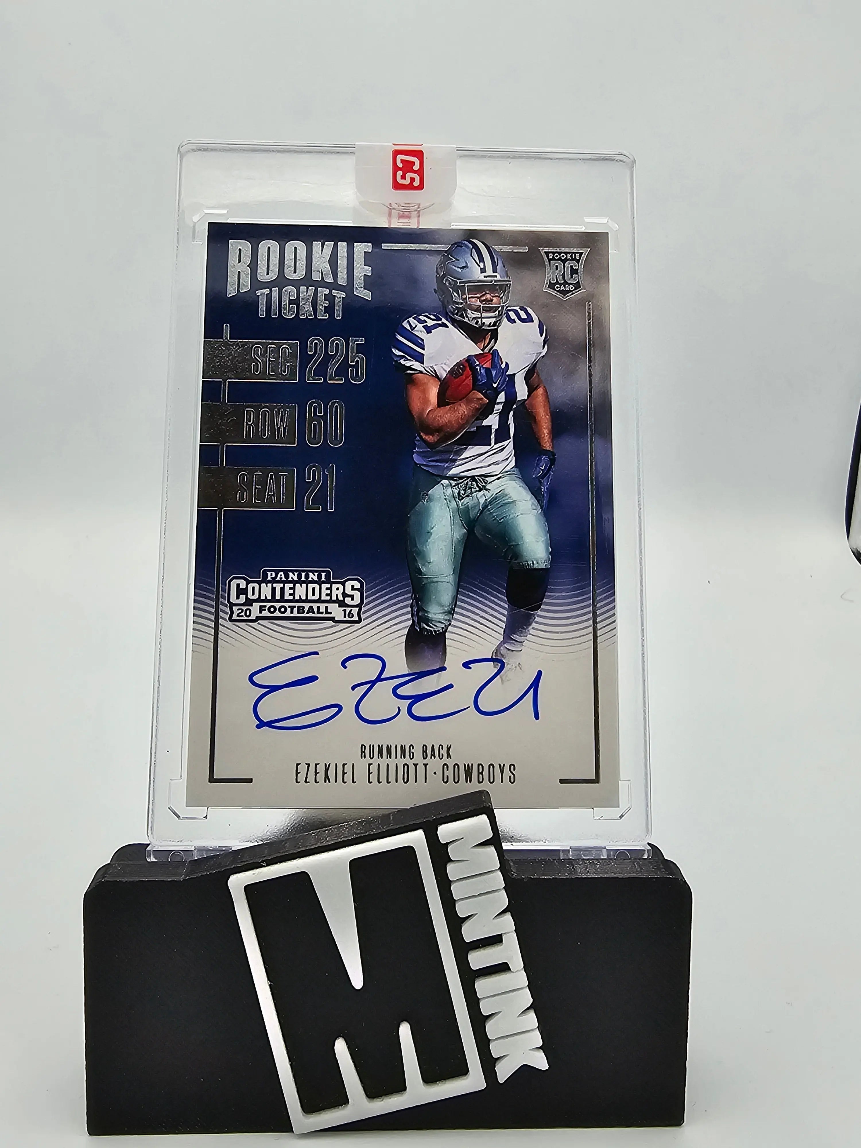 2016 Panini Contenders Ezekiel Elliott Rookie Ticket Auto #310 