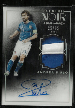 2016 Panini Noir Andrea Pirlo Patch Auto 25/25 