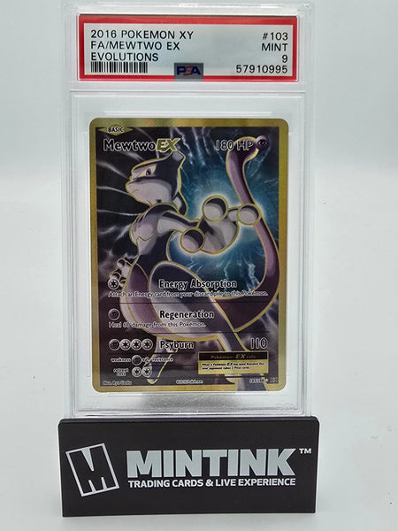 Buy 2016 Pokémon Mewtwo EX FA PSA 9 Card - XY Evolutions