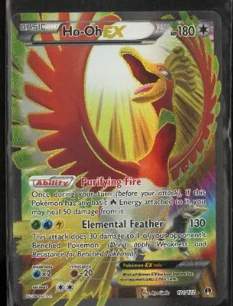 2016 Pokemon BREAKpoint Ultra Rare Ho-oh EX 121/122 