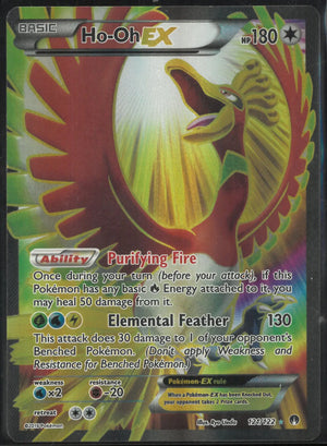 2016 Pokemon BREAKpoint Ultra Rare Ho-oh EX 121/122 