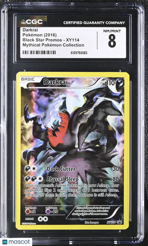 2016 Pokemon Black Star Promos Darkrai Mythical Pokemon Collection CGC 8 