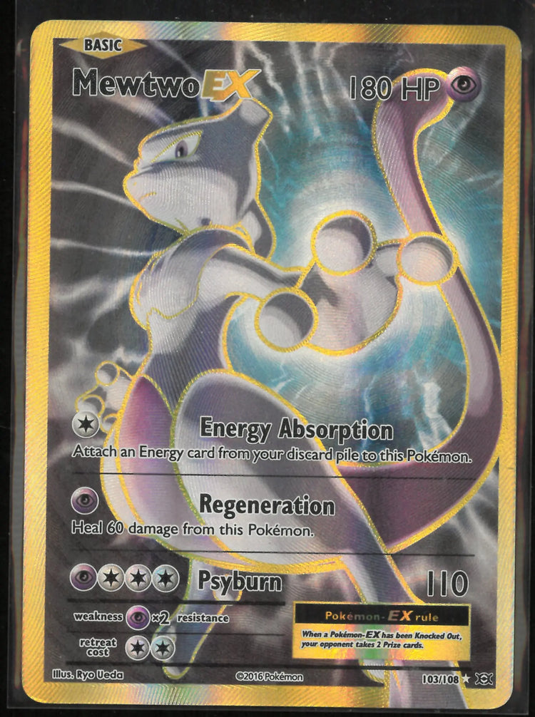 Pokemon X & Y Evolutions Ultra Rare Mewtwo EX #103