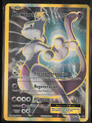 2016 Pokemon Evolutions Mewtwo EX Full Art 103/108 