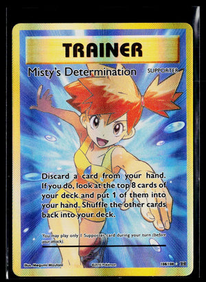 2016 Pokemon Evolutions Misty's Determination Full Art Ultra Rare 108/108 #M1 