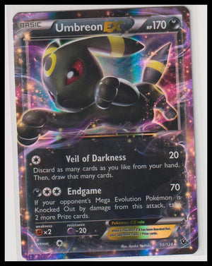 2016 Pokemon Fates Collide Umbreon EX 55/124 LP 