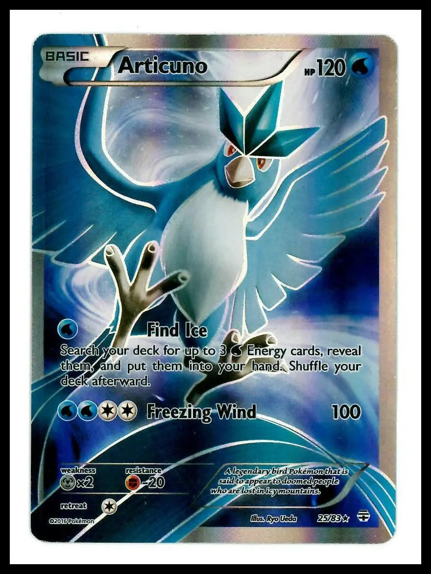 2016 Pokemon Generations Articuno 25/83 MP 