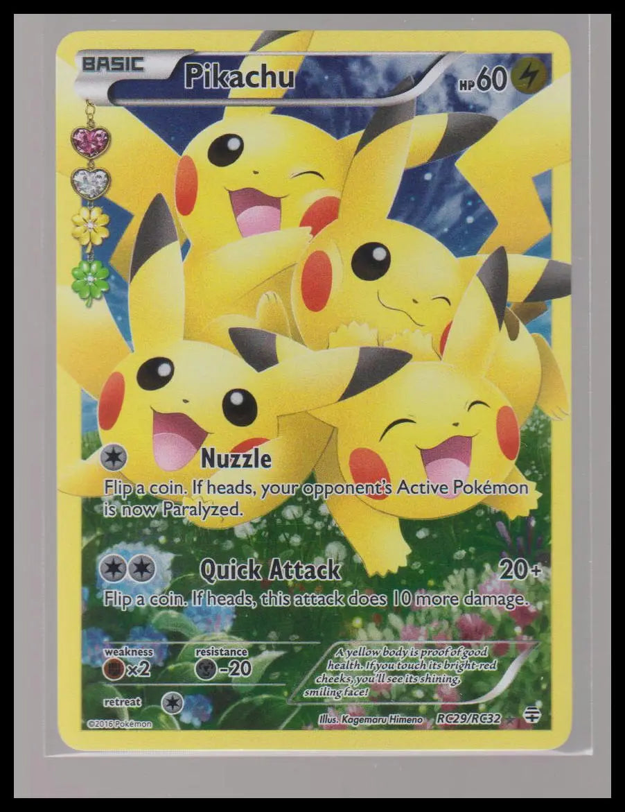 2016 Pokemon Generations Pikachu RC29/RC32 LP 